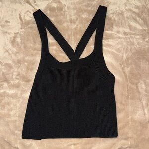 Backless Knit crop top